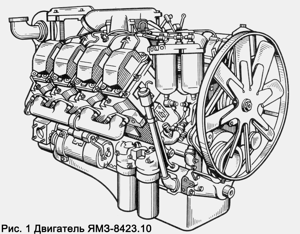 Двигатель ЯМЗ-8423.10 ЯМЗ  8423.10