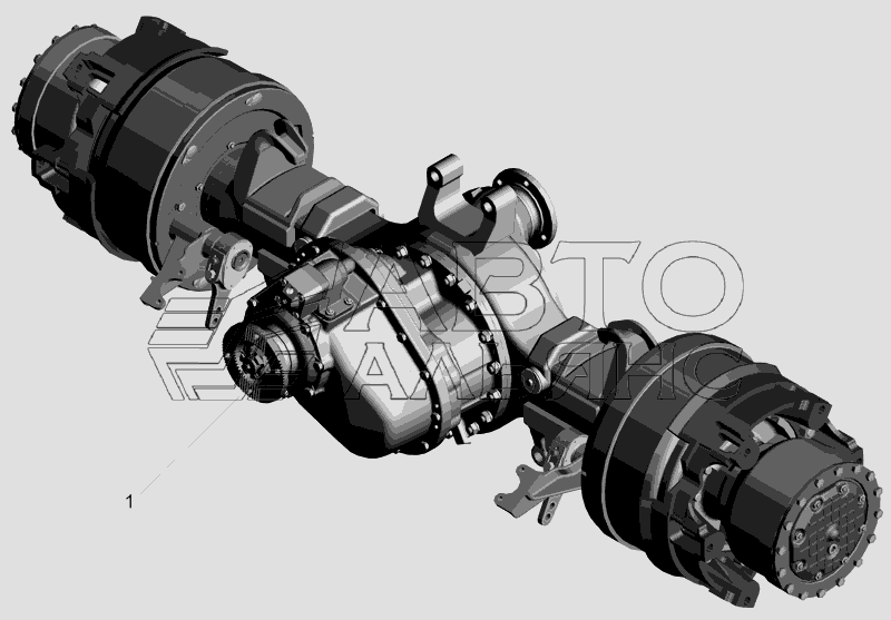 Мост средний МАЗ-631705