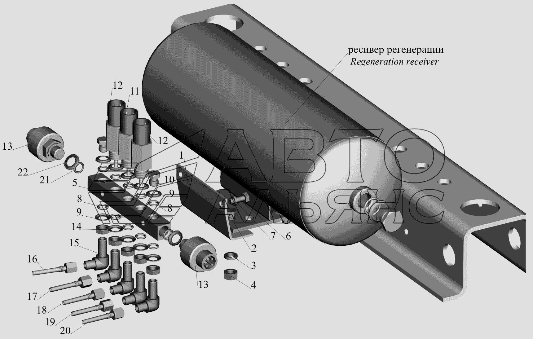 Установка датчиков МАЗ-650119