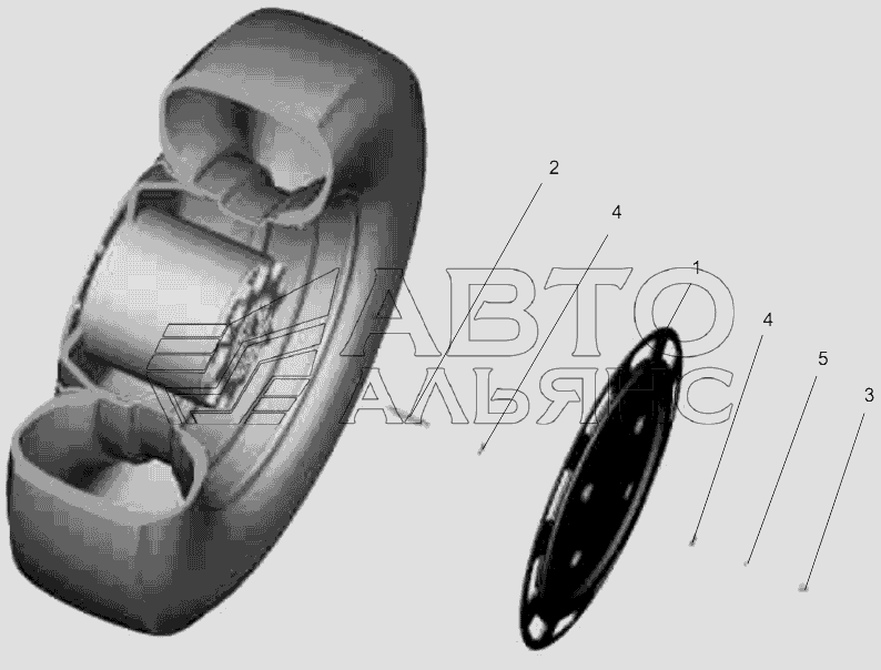 Установка шумопоглощающего колпака 5440-3104005 МАЗ-650119