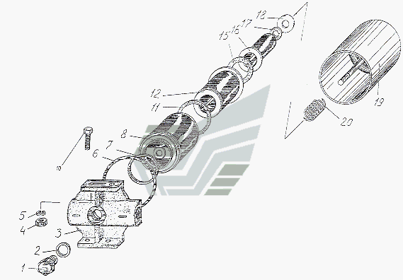 Фильтр грубой очистки топлива МАЗ-74131