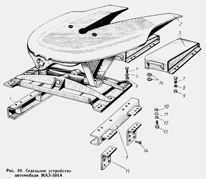 Седельное устройствоМАЗ-504А МАЗ  500А