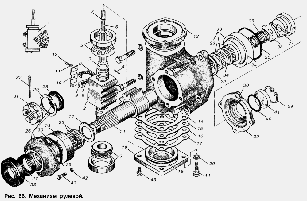 Механизм рулевой МАЗ  6303