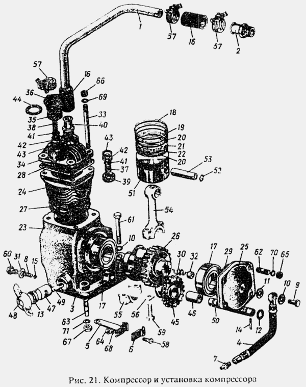 Компрессор и установка компрессора Д  242