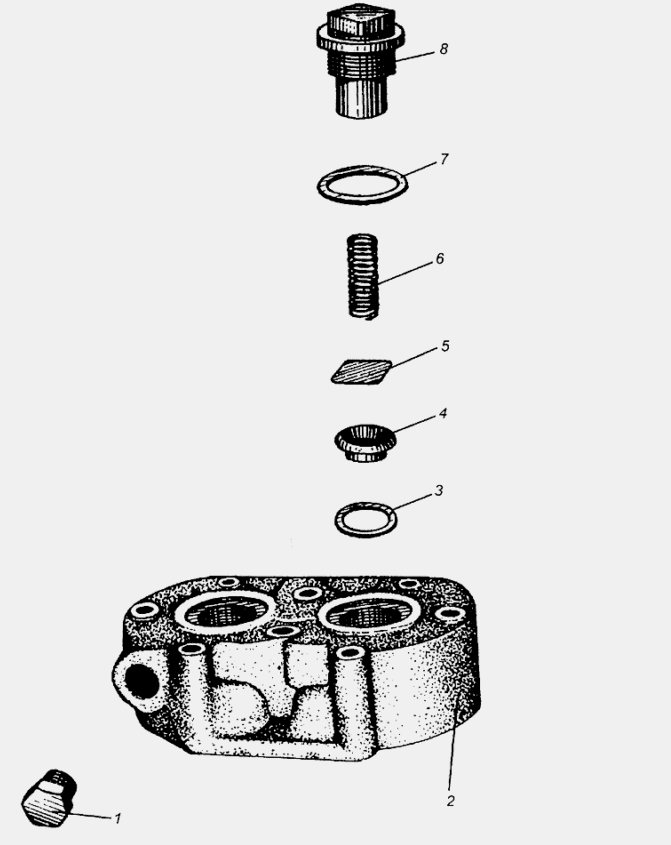Головка компрессора МАЗ  504В