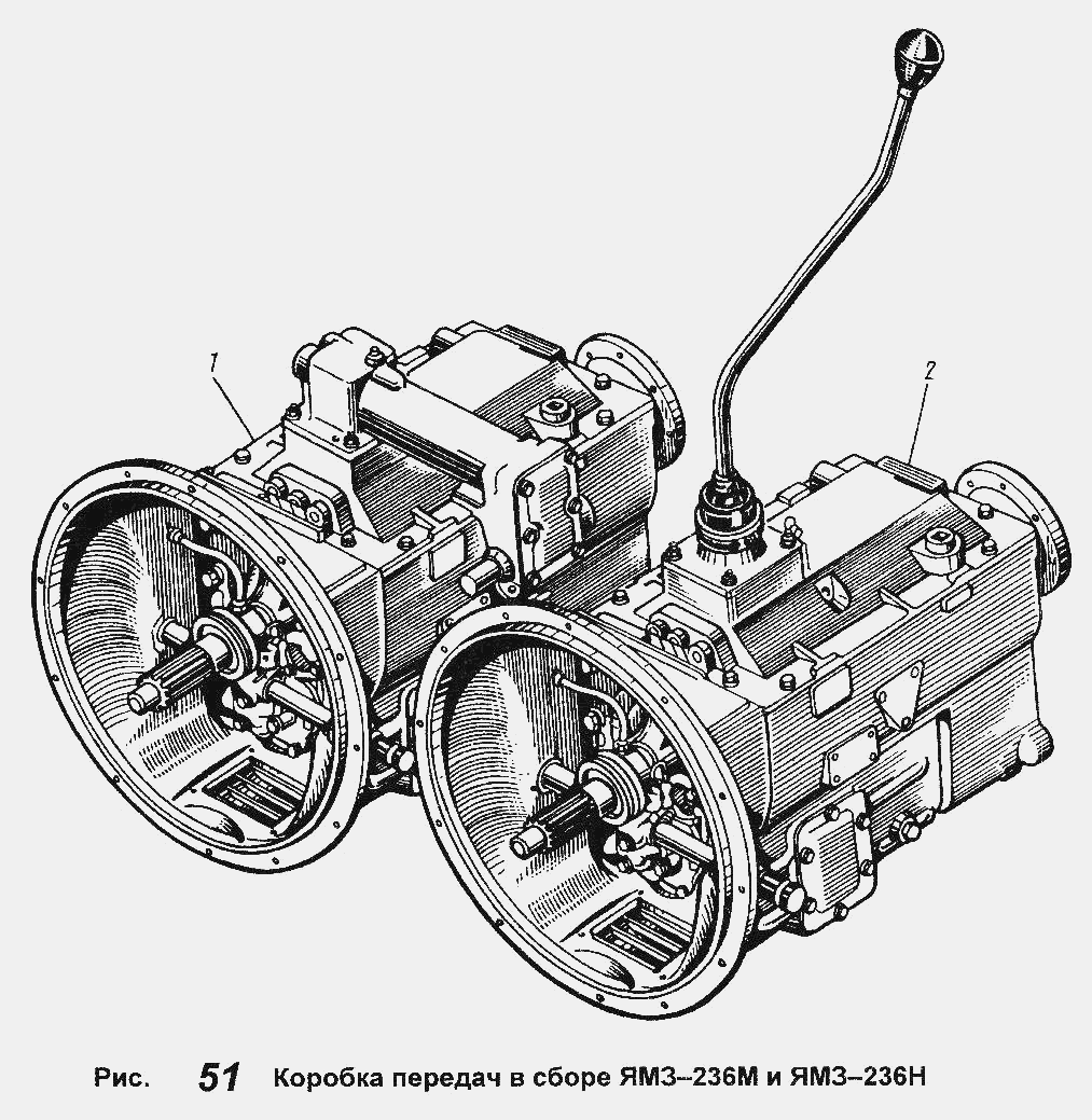 Коробка передач в сборе ЯМЗ-236М и ЯМЗ-238Н ЯМЗ  236М