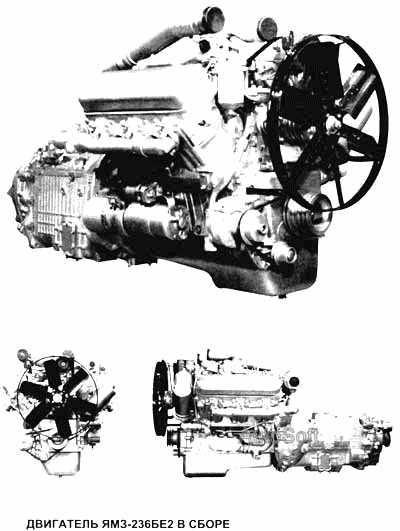 Двигатель ЯМЗ-236БЕ в сборе ЯМЗ  236НЕ,  236БЕ,  7601.10