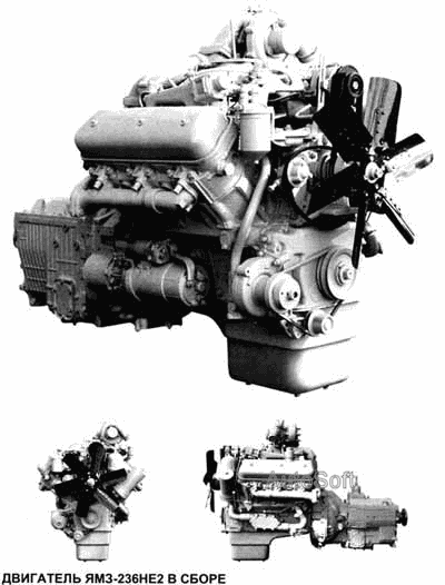 Двигатель ЯМЗ-236НЕ2 в сборе ЯМЗ  236НЕ,  236БЕ,  7601.10