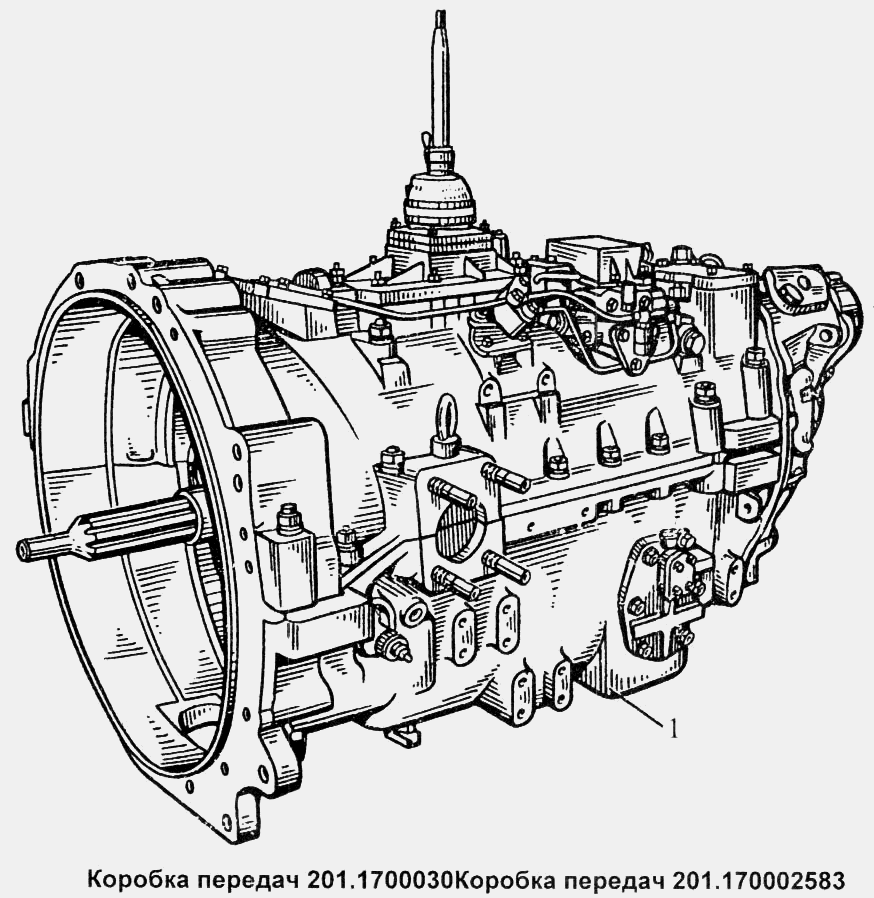 Коробка передач 201.1700030. Коробка передач 201.170002583 ЯМЗ  238Н