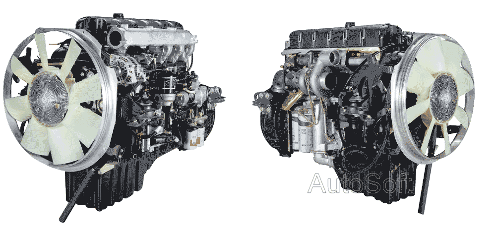 Двигатель ЯМЗ-650 10 в сборе  Основная комплектация для автомобилей «Урал» ЯМЗ  650.10  Евро-3