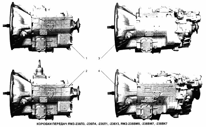 Коробка передач двигателей ЯМЗ-6562.10, 6563.10 ЯМЗ  6562.10  Евро-3